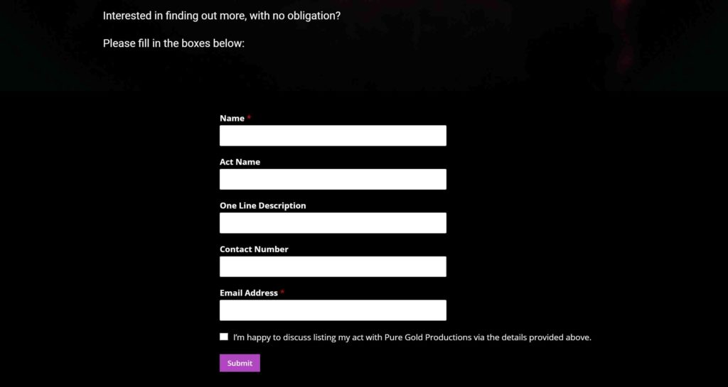 website_design_email_capture_form